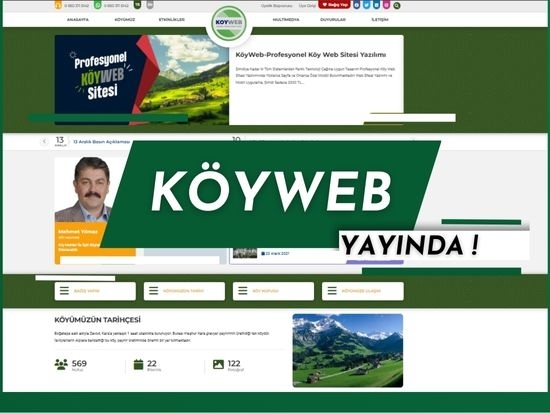Köy Web Yayında!
